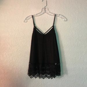 Cute Black Lace Tank